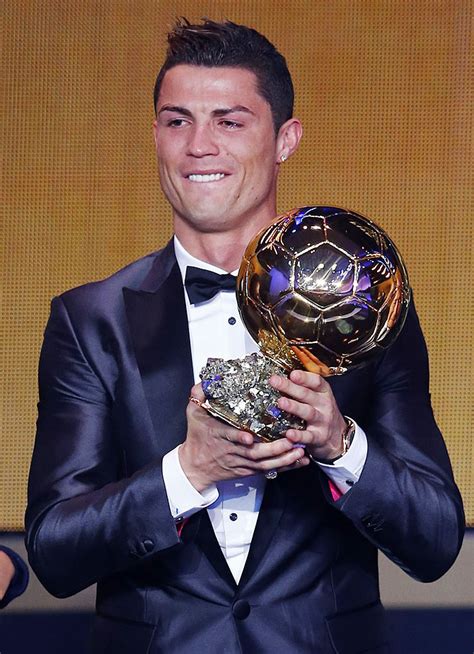 ronaldo ballon d'or trophy.